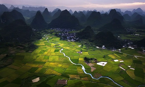 A Full-Day Yangshuo Tour with Rafting, Biking, and Impression Liu Sanjie A Full-Day Yangshuo Tour with Rafting, Biking, and Impression Liu Sanjie