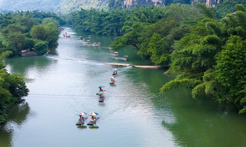 Bamboo-Rafting