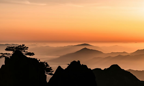 sunset-huangshan sunset-huangshan