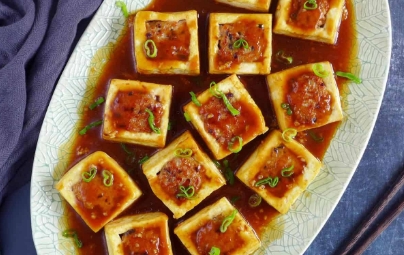 Hakka-stuffed-tofu Hakka-stuffed-tofu